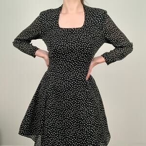 Vintage JB Wright Petites Polkadot Dress